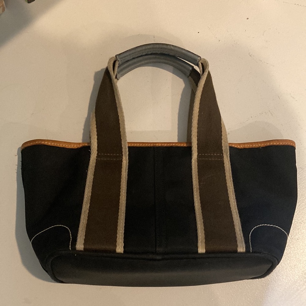 Small Coach Bag, canvas, leather. N. K04K - 6260. Nice! - Picture 2 of 5